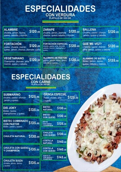 Especialidades